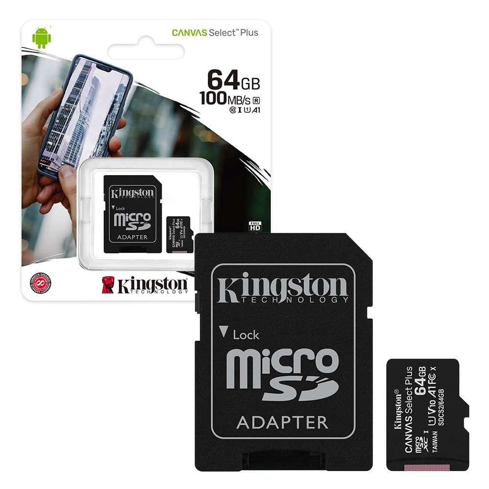 KINGSTON CANVAS MICRO SD SDCS2/64GB