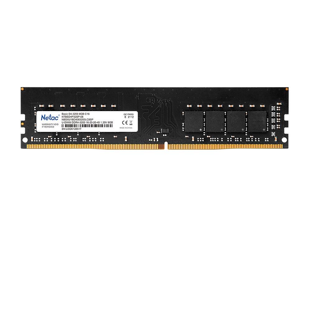 NETAC MEMORIA BASIC 8GB DDR4 PC3200 NTBSD4P32SP-08