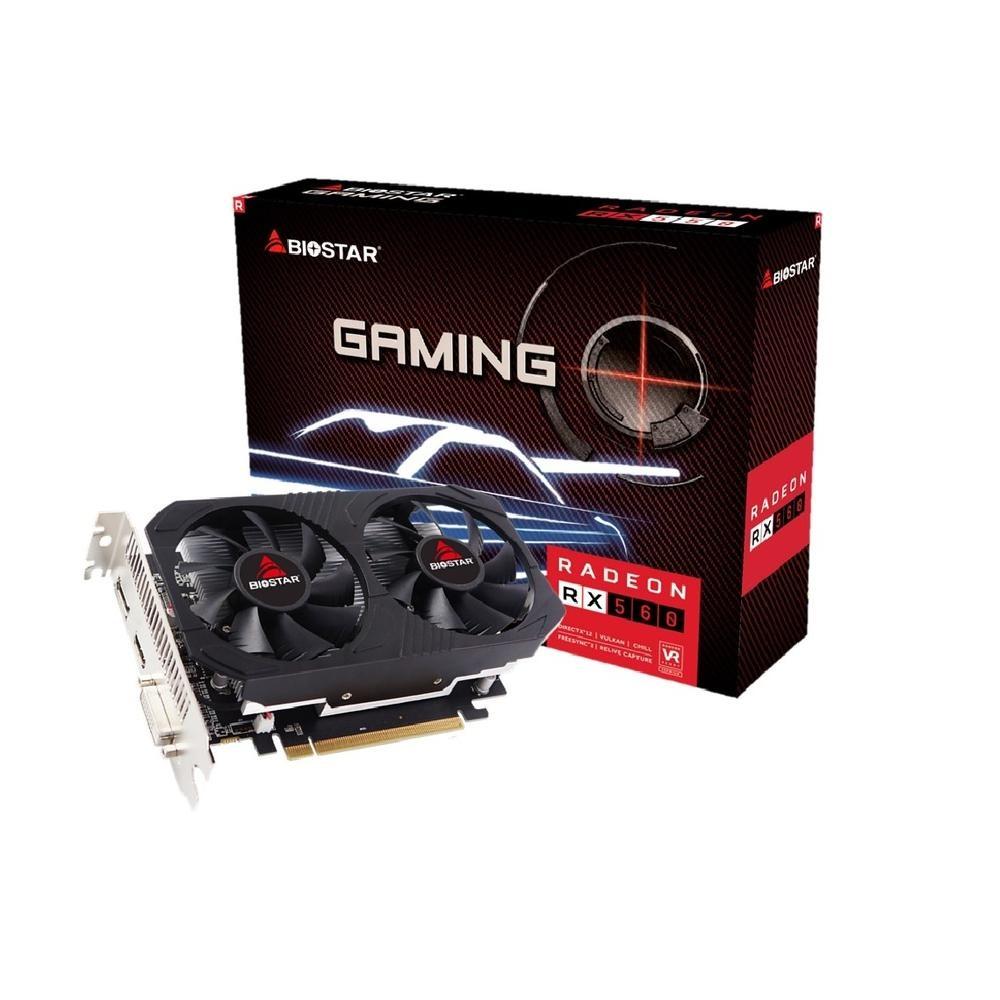 BIOSTAR VIDEO RADEON RX560 4GB VA5615RF41-SBHRA-BS2