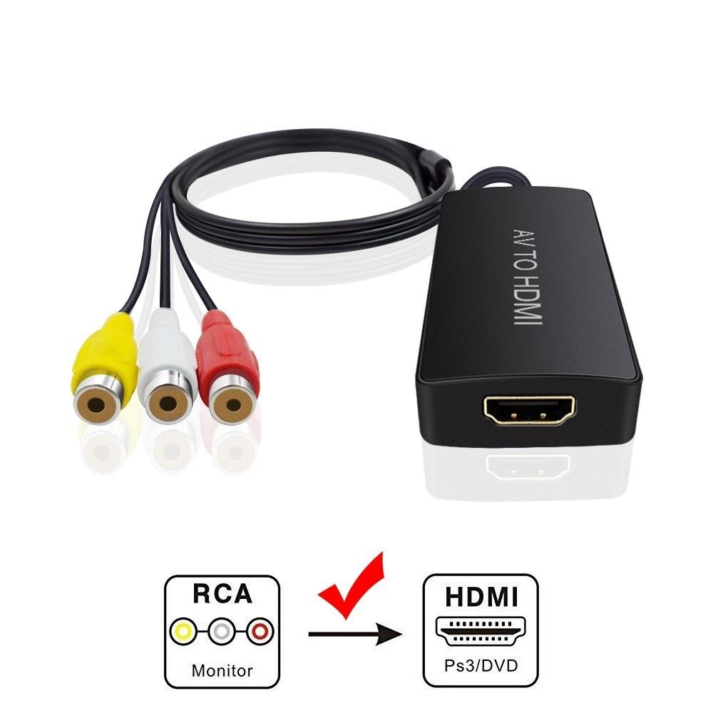 Convertidores de video RCA a HDMI - HDMI a RCA (Explicación, usos