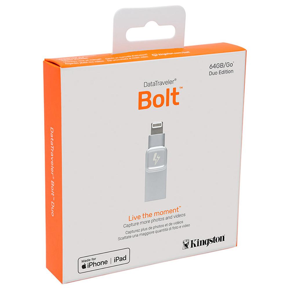 KINGSTON PENDRIVE 64GB BOLT C-USB3L-SR64G-EN LIGHTNING