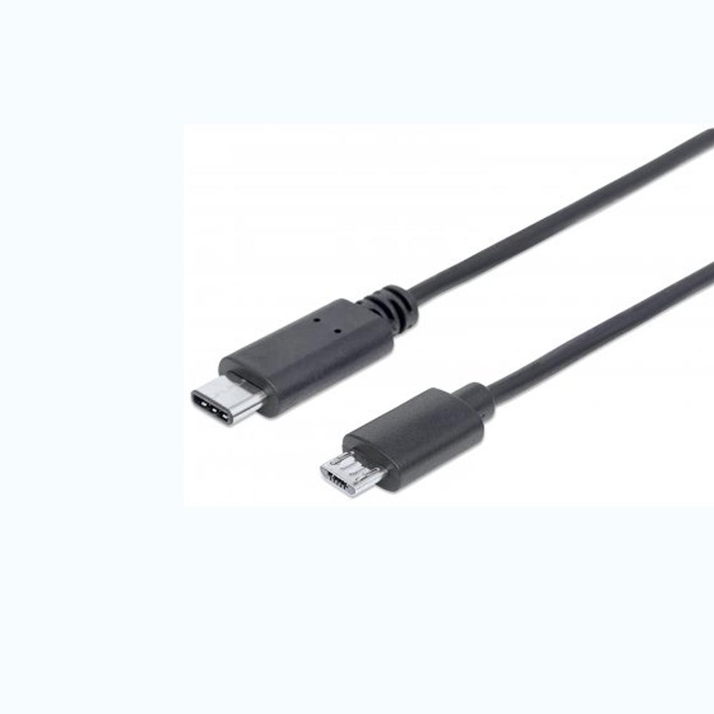 MANHATTAN CABLE USB-C A MICRO USB