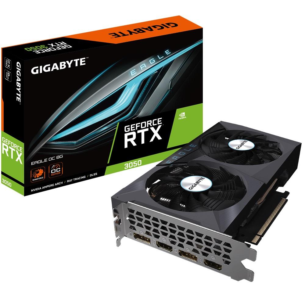 GIGABYTE GEFORCE RTX3050 EAGLE OC 8GB GV-N3050EAGLE OC-8GD
