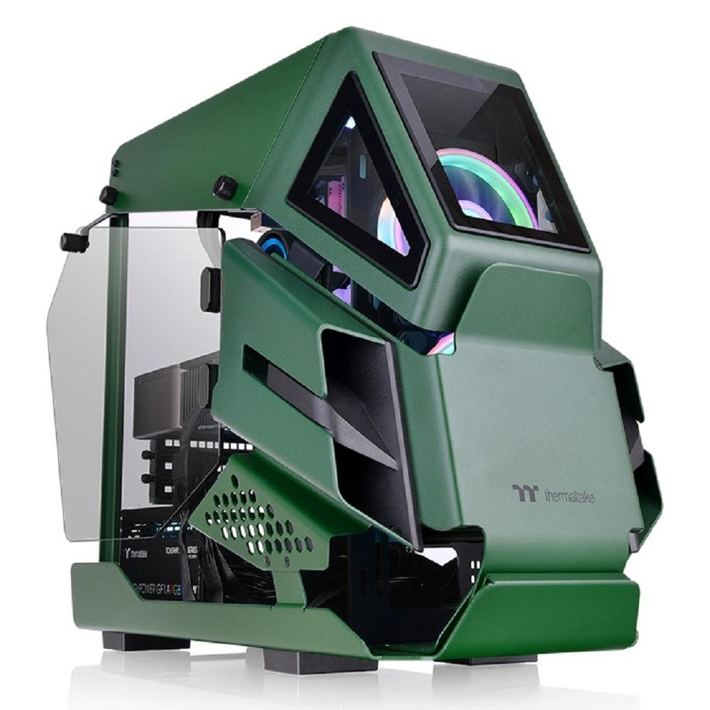Imagen de THERMALTAKE GABINETE AH T200 GREEN CA-1R4-00SCWN-00
