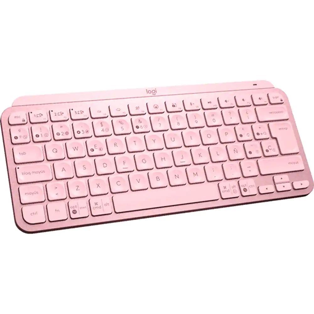 Imagen de LOGITECH TECLADO MX KEYS MINI ROSA 920-010474