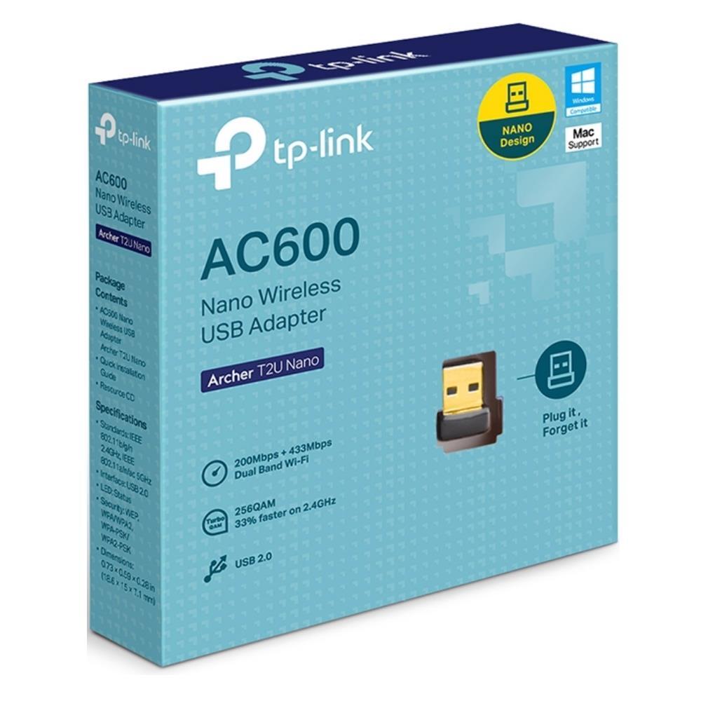 TP-LINK TARJ INALAMBRICAS USB ARCHER T2U NANO