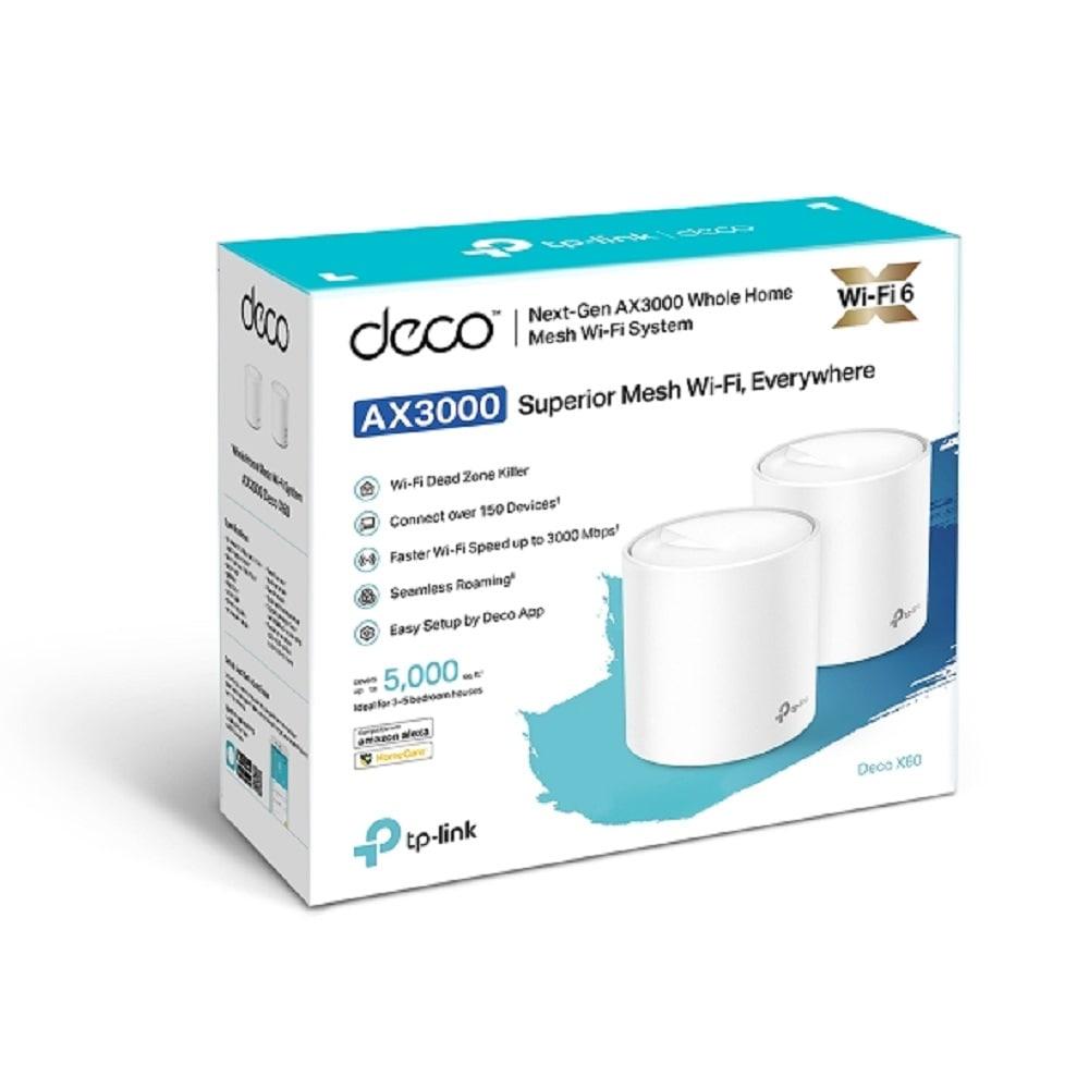 TP-LINK ROUTER DECO X60 AX3000 (PACK 2)