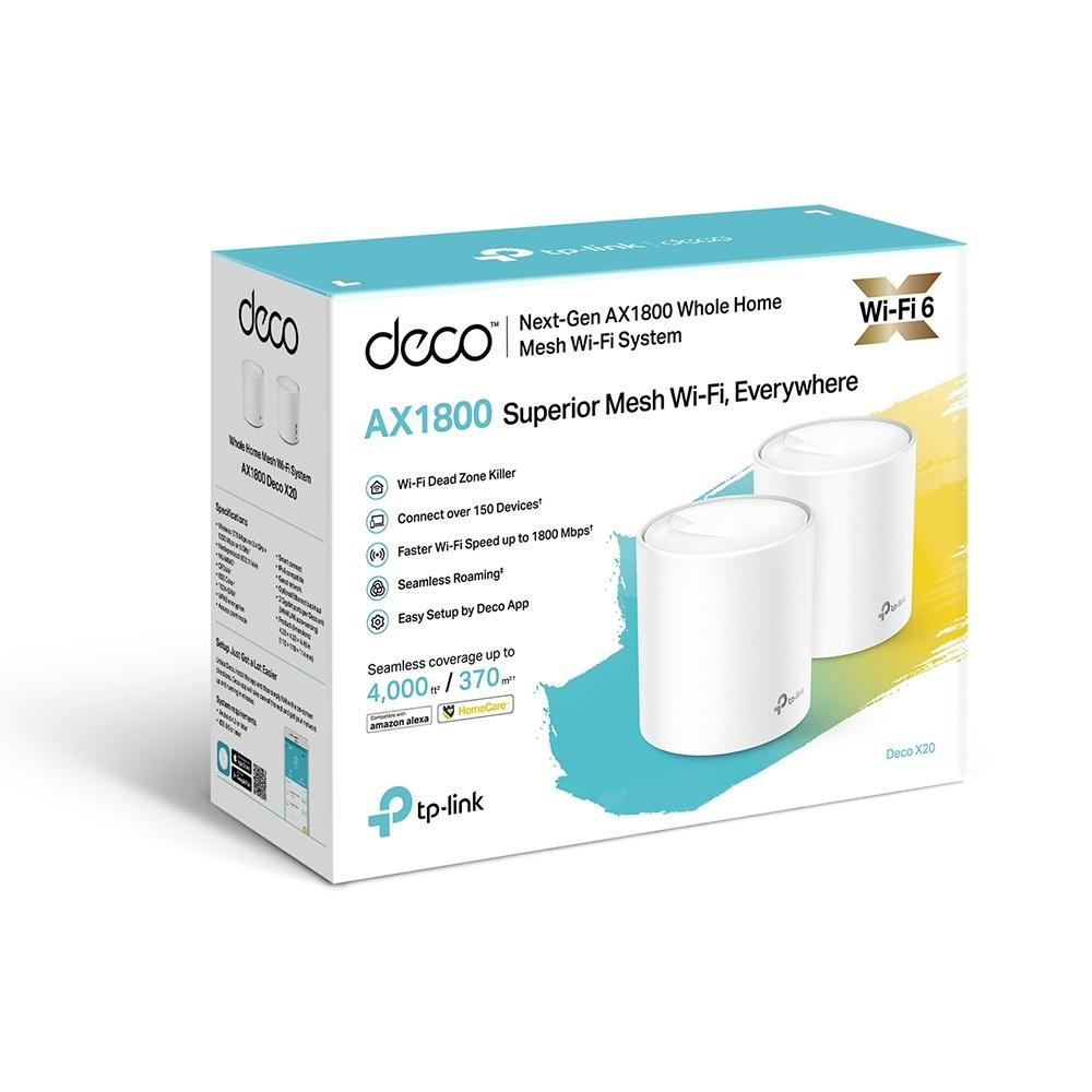 TP-LINK ROUTER DECO X20 AX1800 (PACK-2)