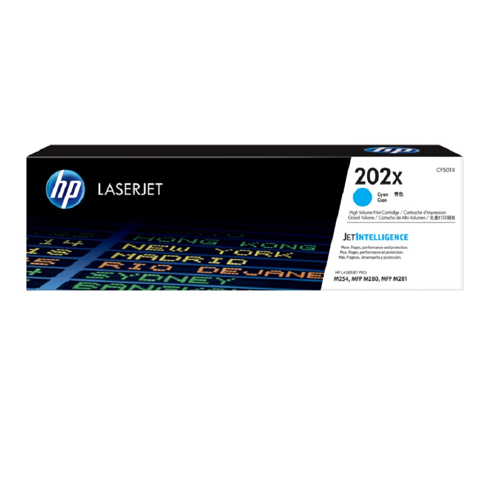 Imagen de HP 202X Cián original (CF501X)