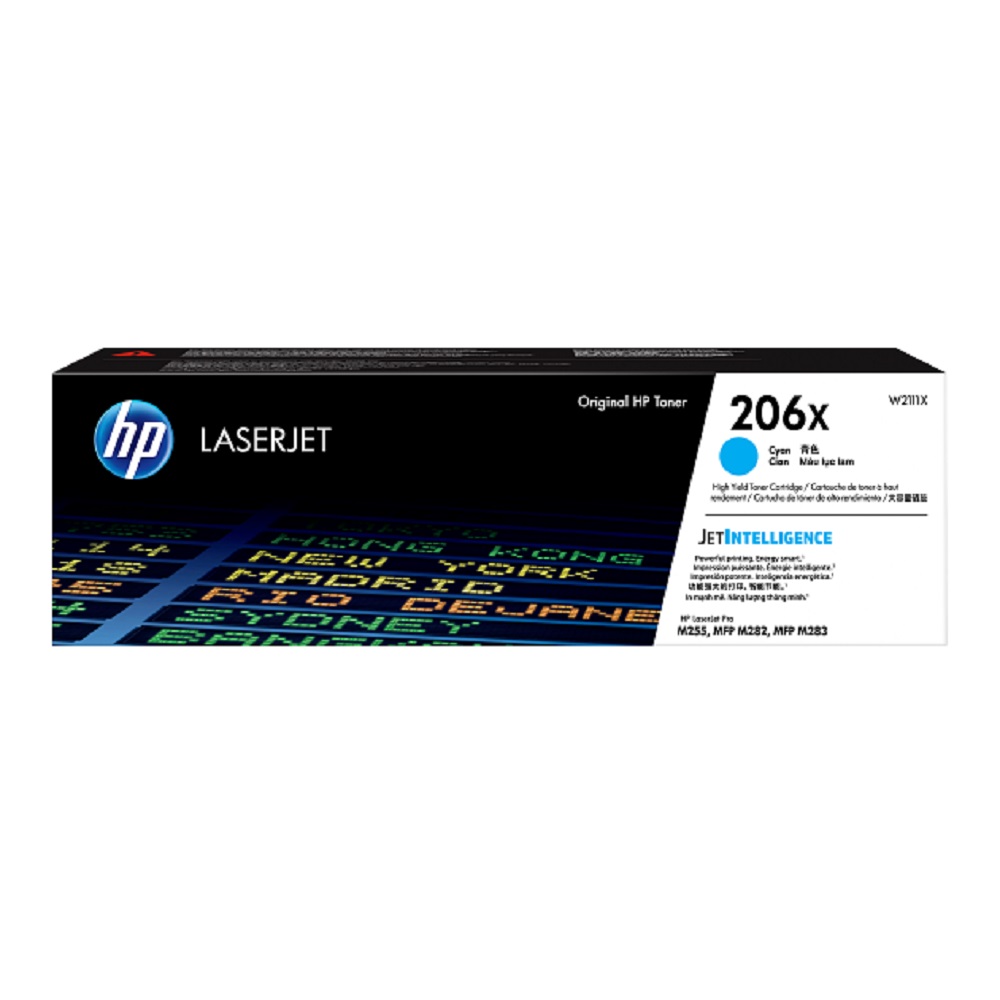 Imagen de HP 206X Cián original (W2111X)