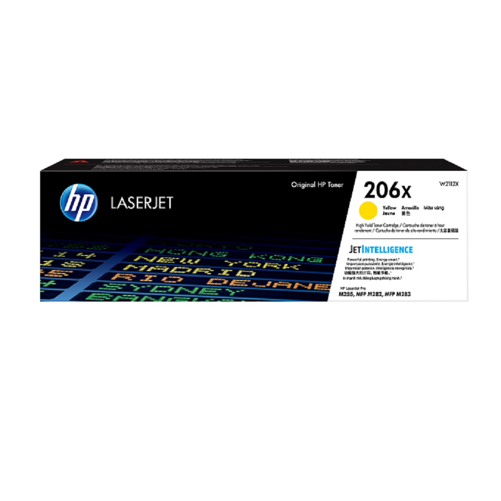 Imagen de HP 206X amarillo original (W2112X)