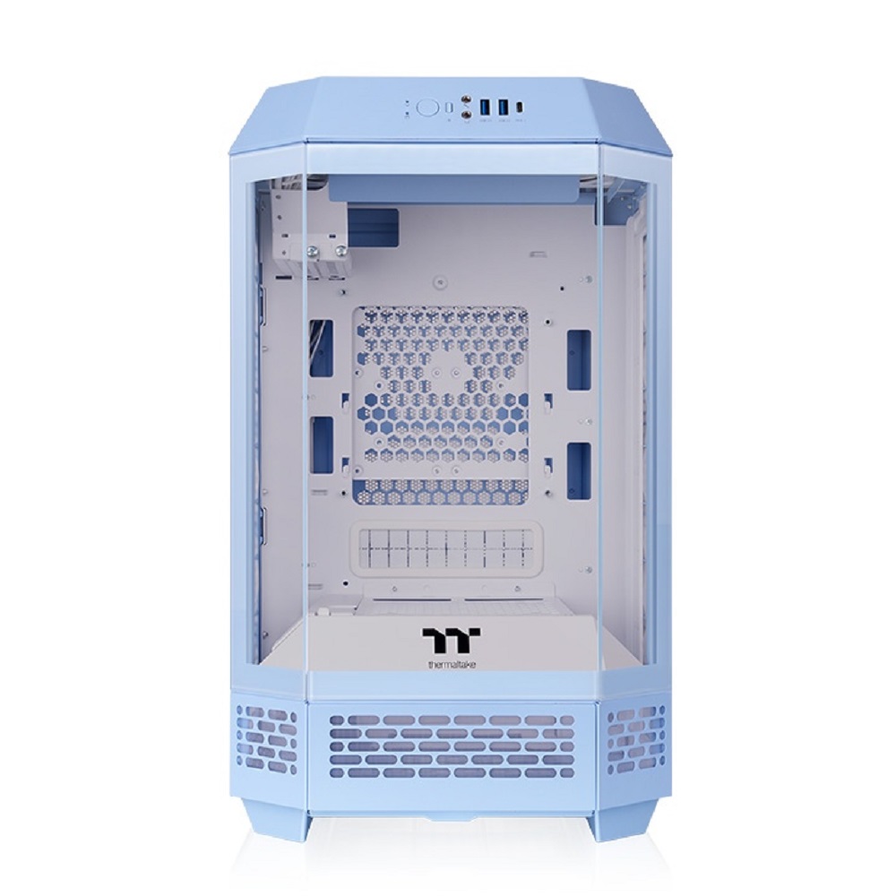 Imagen de THERMALTAKE GABINETE TOWER 250 Hydrangea Blue CA-1Z9-00SFWN-