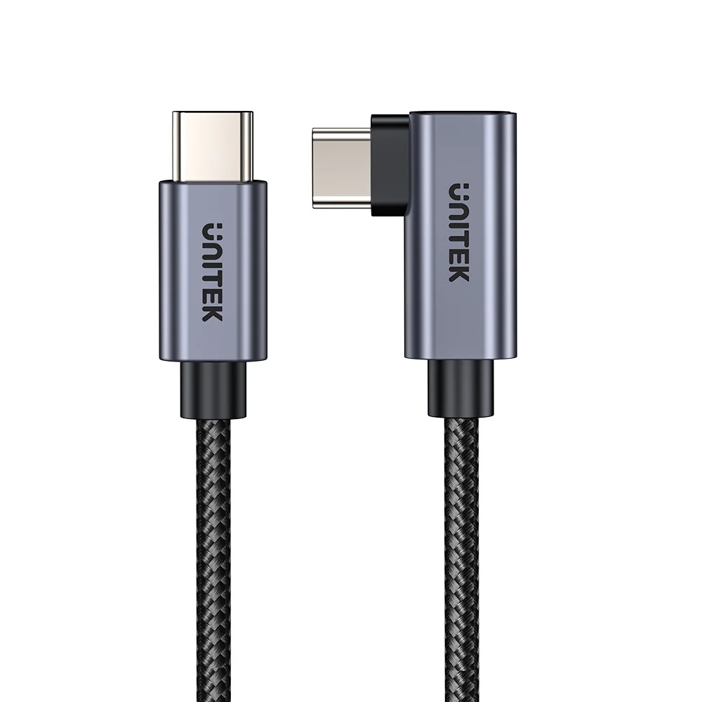 Imagen de UNITEK CABLE USB-C 90 GRADOS C14123BK-1M