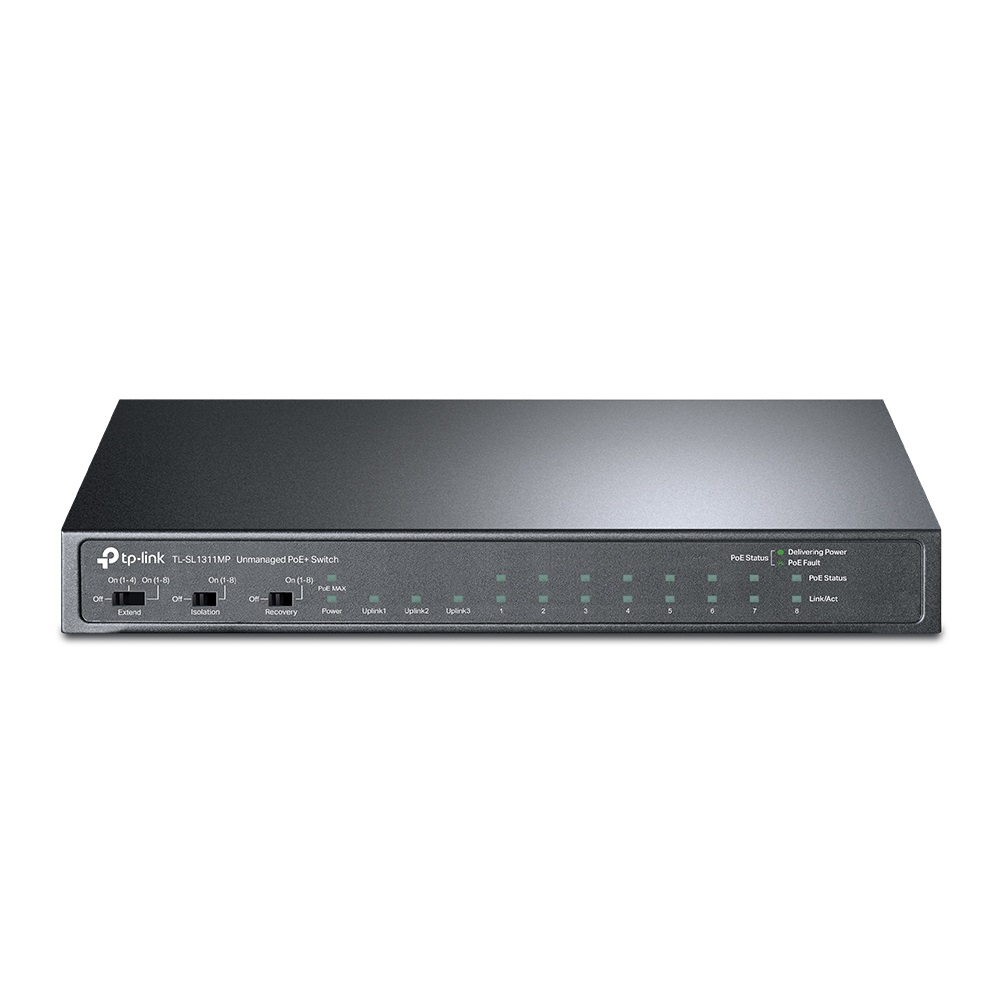 TP-LINK SWITCH TL-SL1311MP 8 PORTS