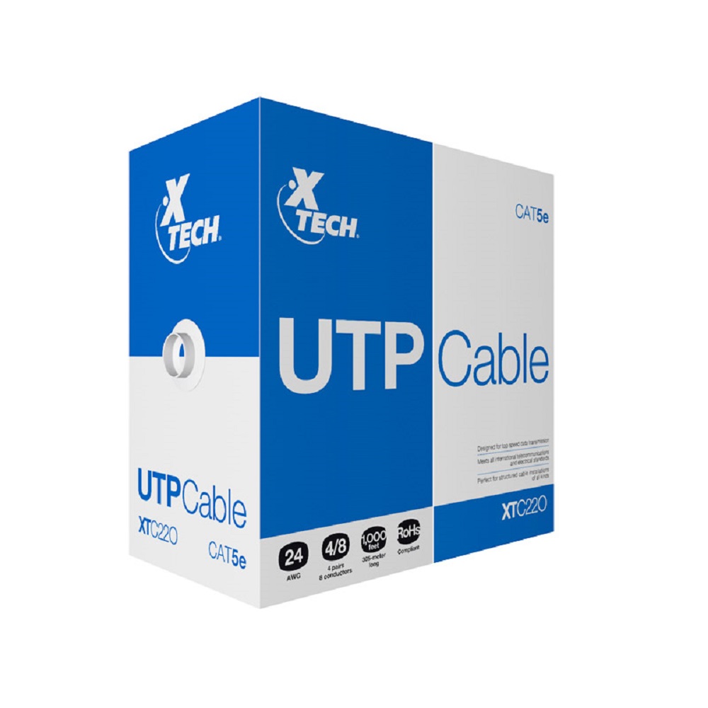 Imagen de XTECH BOBINA CAT5E XTC-220