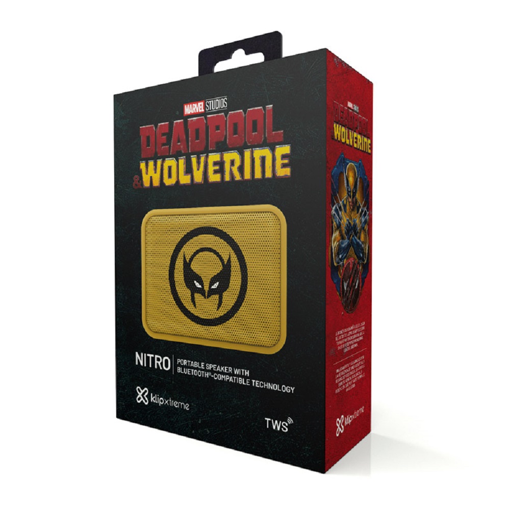 Imagen de KLIPX XTREME PARLANTE DEADPOOL WOLVERINE KBS-025MD-W