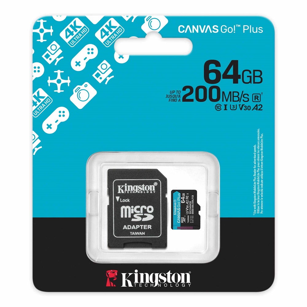 KINGSTON MICRO SD SDCG4/256GB CANVAS GO PLUS