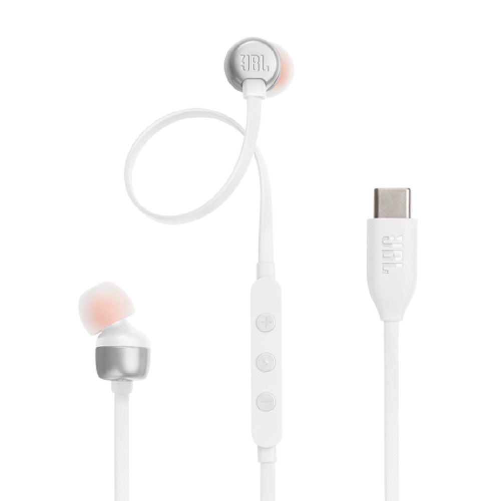 JBL AURICULAR TUNE 310C USB-C WHITE