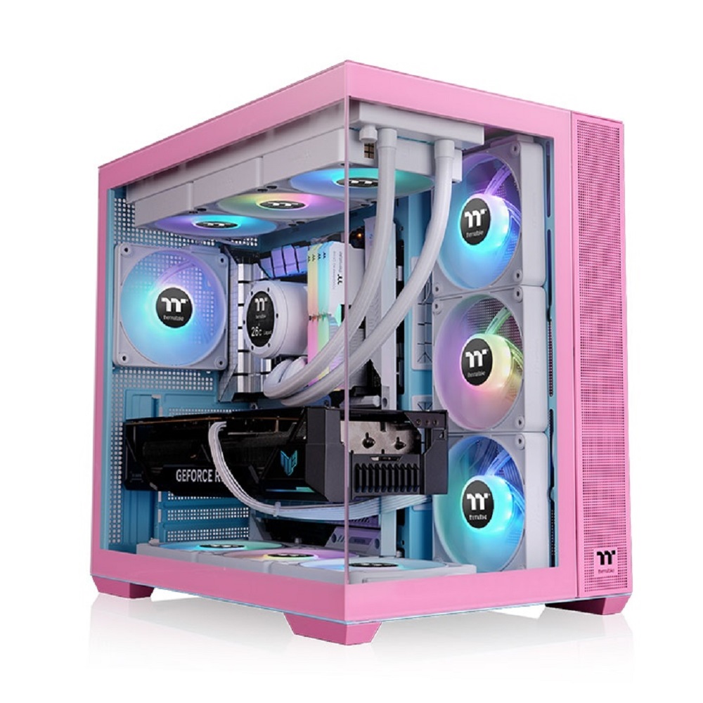 Imagen de THERMALTAKE GABINETE VIEW 380 TG ARGB BUBBLE PINK CA-1Z2-00