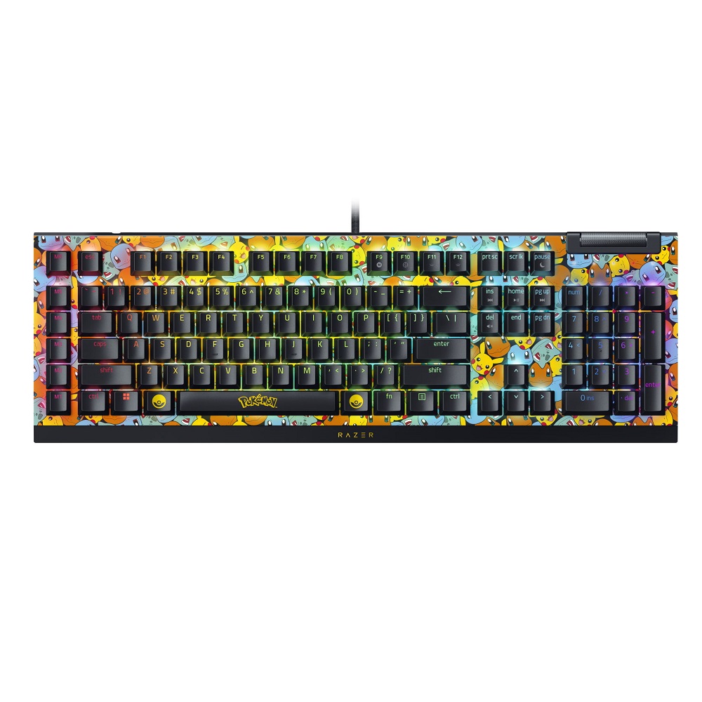 Imagen de RAZER TECLADO BLACKWIDOW V4 X POKEMON RZ03-04704200