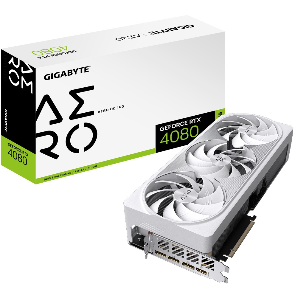 GIGABYTE GEFORCE RTX4080 AERO OC GV-N4080AERO OC-16GD + JUEGO CS:GO 2