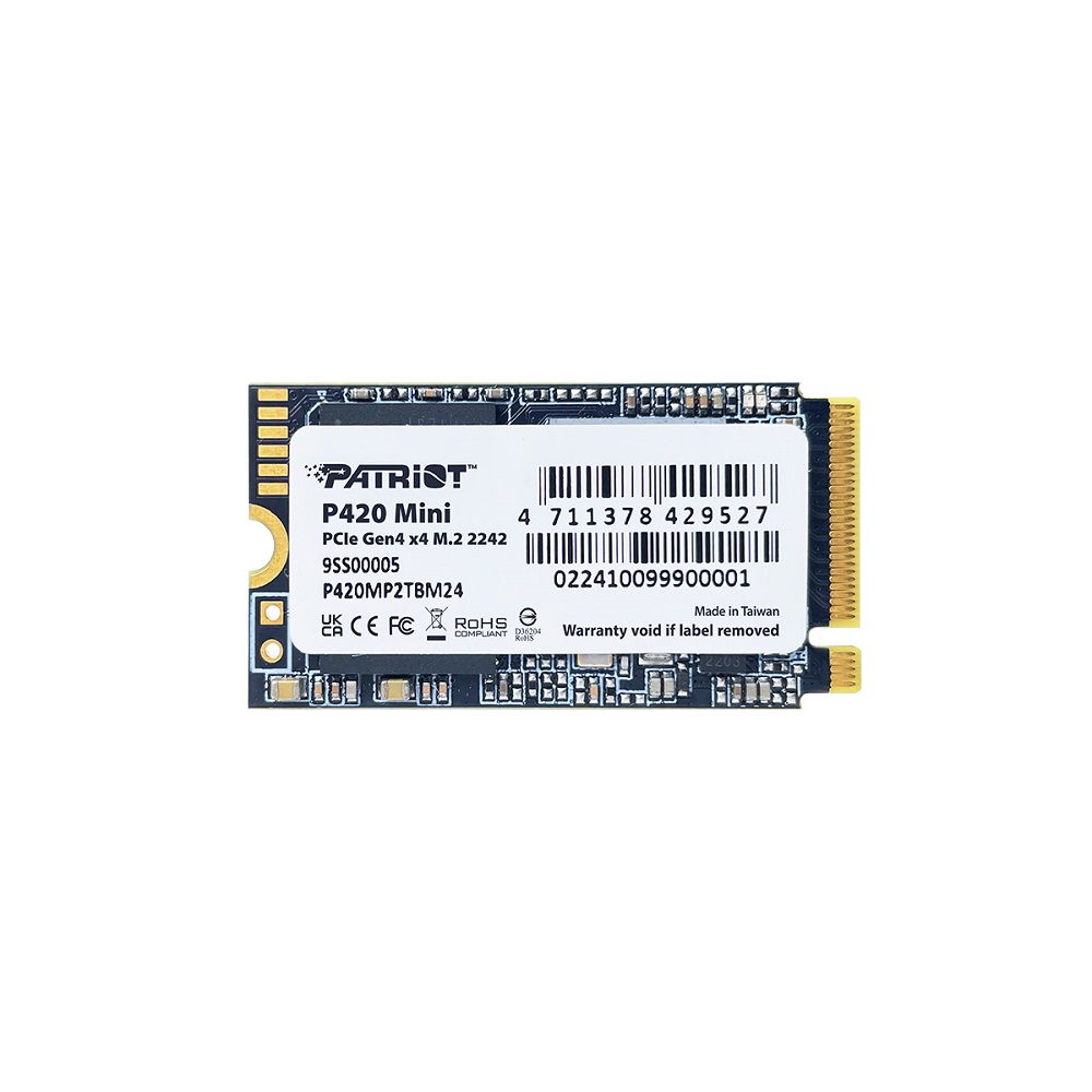 Imagen de PATRIOT DISCO M.2 MINI 2242 480G 4 P420MP480GM24 BULK