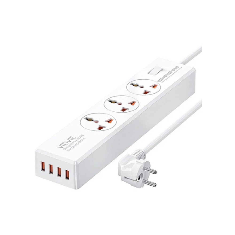 VIDVIE ZAPATILLA 4 USB 3 TOMAS 1.8M