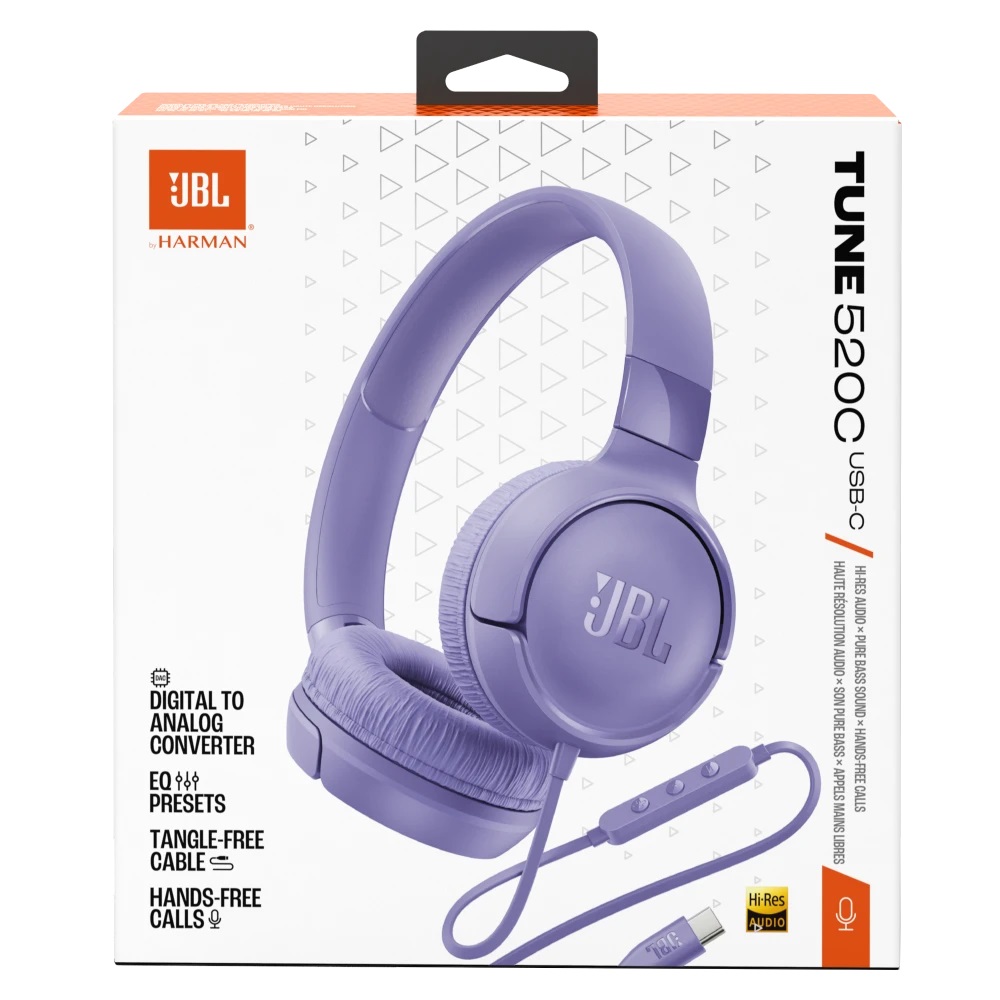 Imagen de JBL VINCHA TUNE 520C PURPURA JBLT520CPURAM