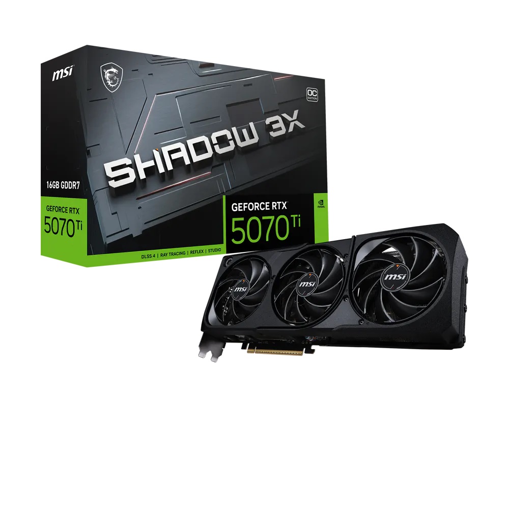 MSI GEFORCE RTX 5070 TI 16G SHADOW 3X OC