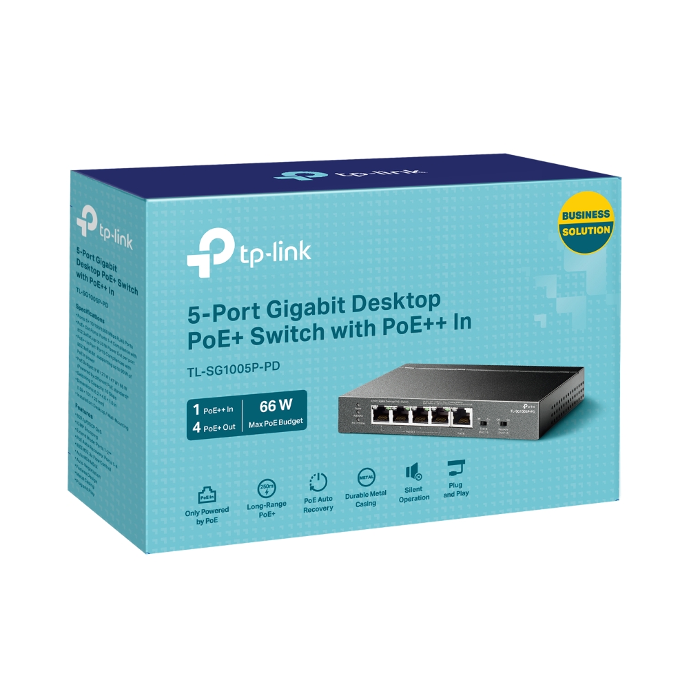 Imagen de TP-LINK SWITCH TL-SG1005P-PD