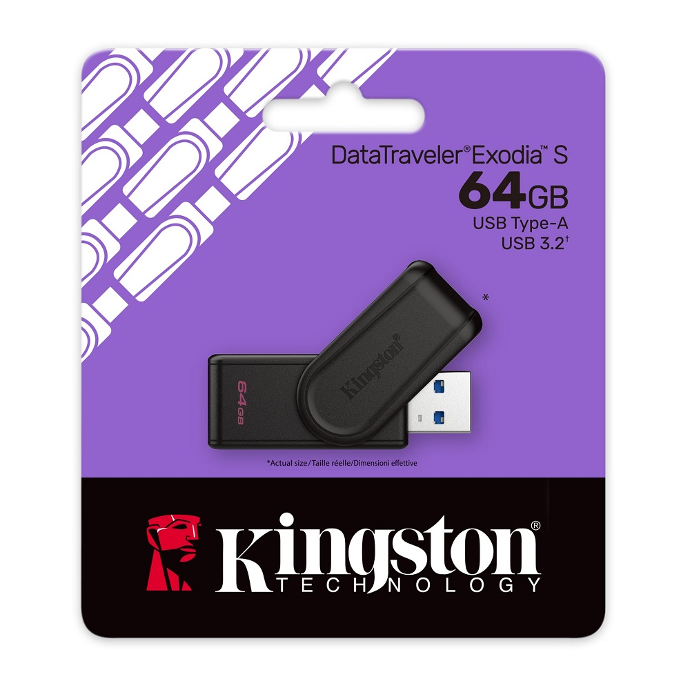 Imagen de KINGSTON PENDRIVE EXODIA S 3.2 64GB DTXS/64GB