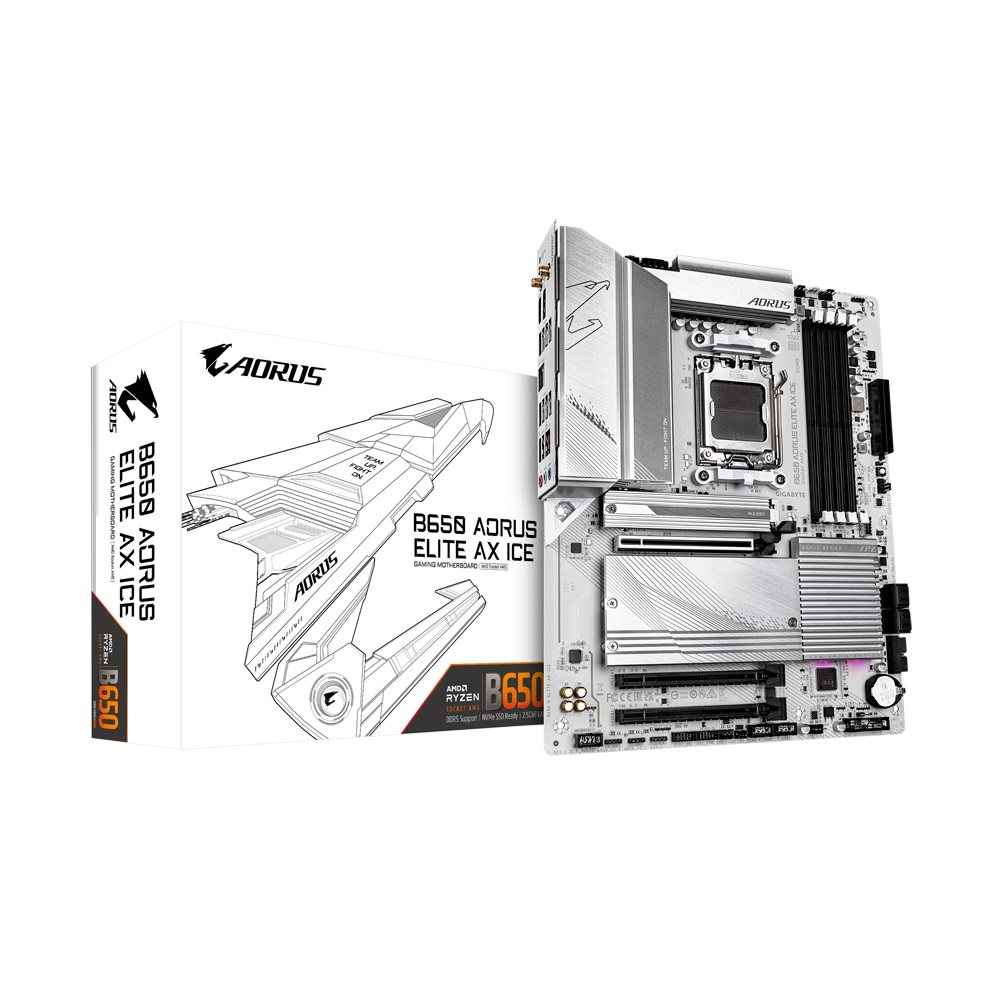 Imagen de GIGABYTE PLACA B650 A ELITE AX ICE