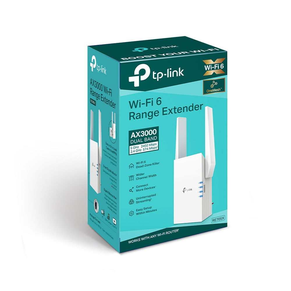 Imagen de TP-LINK RANGE EXTENDER RE705X AC3000