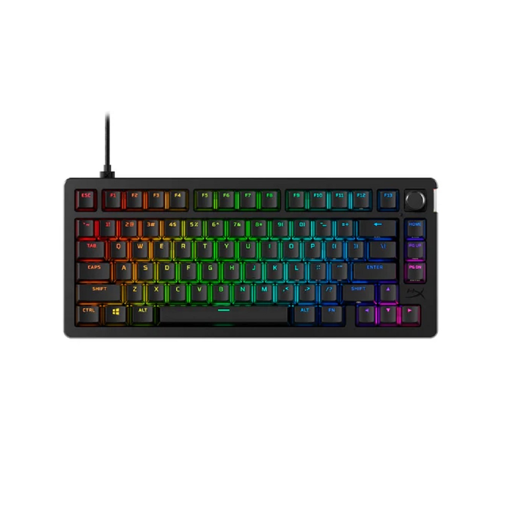 Imagen de HYPERX TECLADO ALLOY RISE 75 RGB BLACK 7G7A4AA