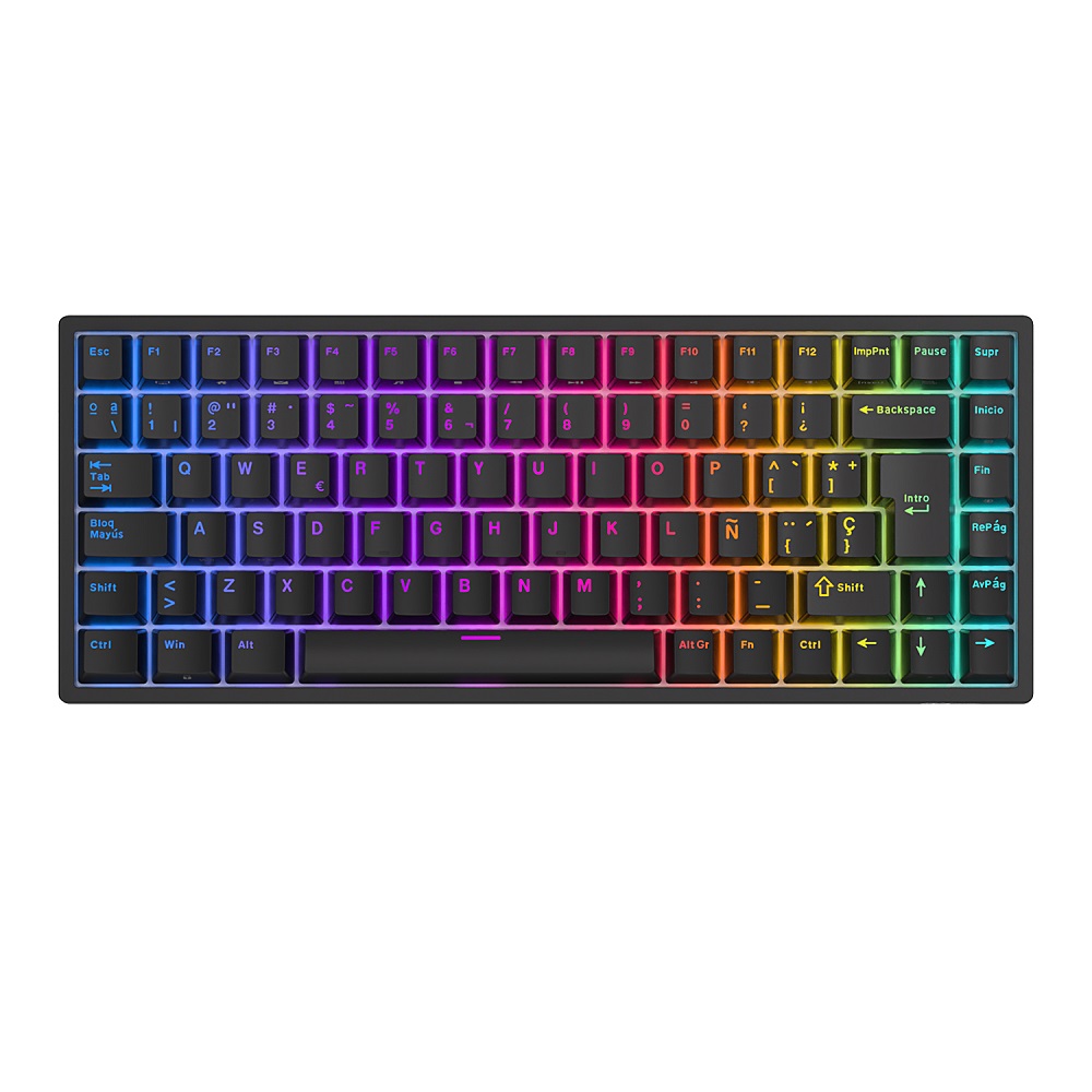 Imagen de RK ROYAL TECLADO RK84 BLACK RED SWITCH