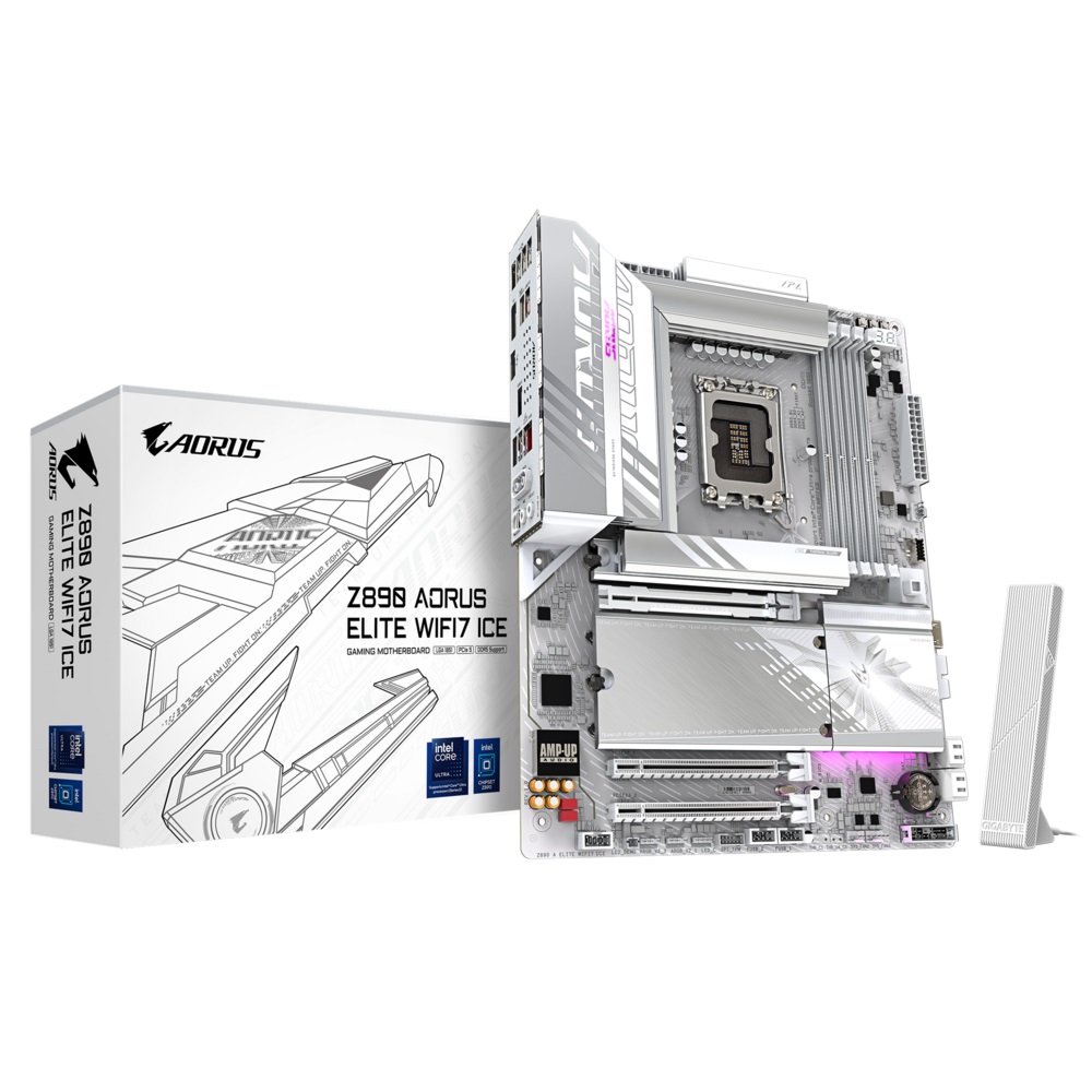 Imagen de GIGABYTE PLACA Z890 AORUS ELITE WIFI7 ICE