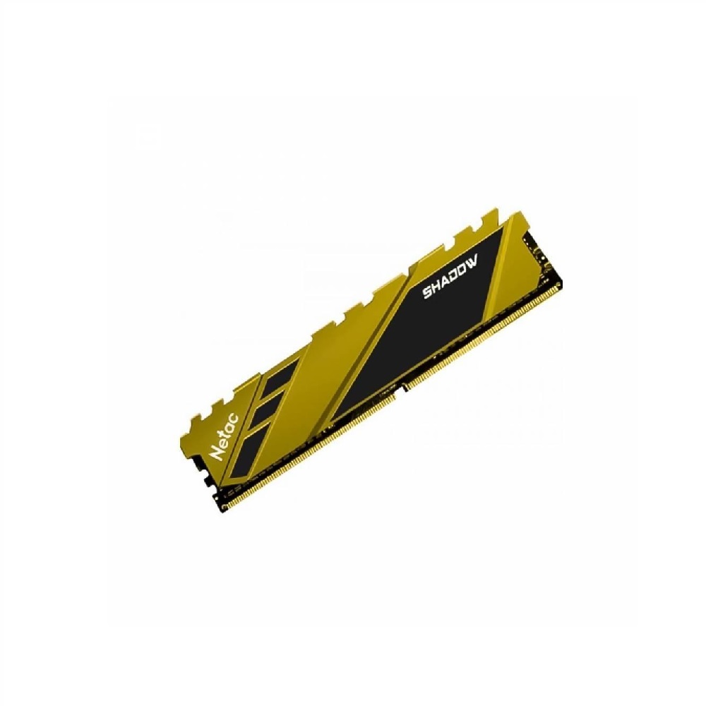 Imagen de NETAC MEMORIA SHADOW 8GB DDR4 PC3200 YELLOW NTSDD4P32SP-08Y
