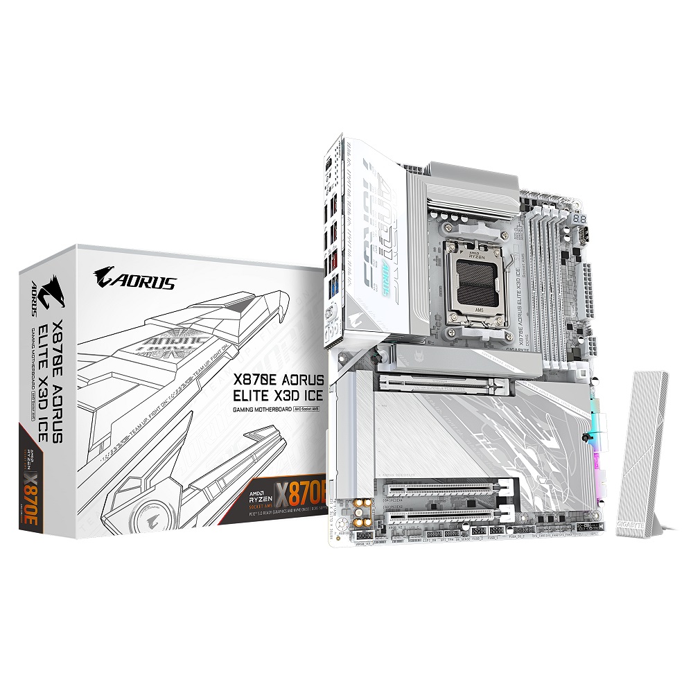 GIGABYTE PLACA X870E AORUS ELITE X3D ICE