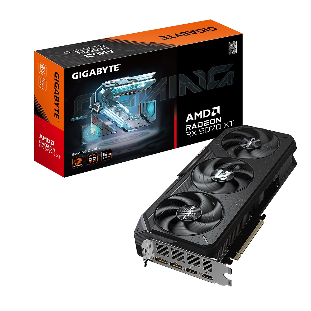 Imagen de GIGABYTE RADEON GV-R9070XTGAMING-16GB
