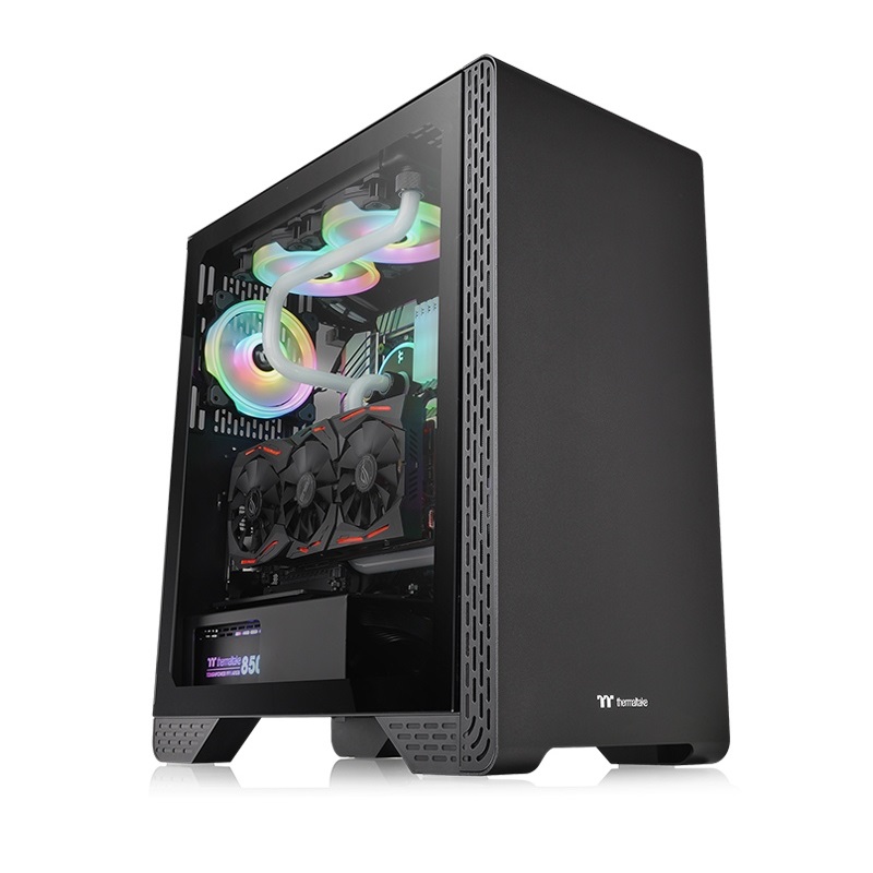 THERMALTAKE GABINETE S300 TG BLACK CA-1P5-00M1WN-00