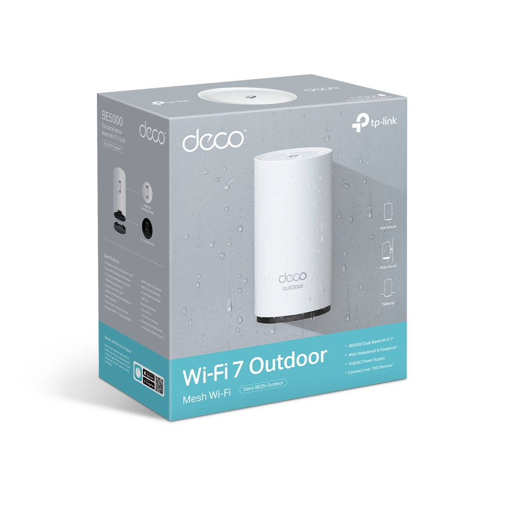 Imagen de TP-LINK DECO BE25-OUTDOOR(1-PACK) AX3600