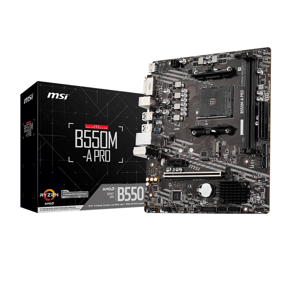Imagen de MSI PLACA B550M-A PRO