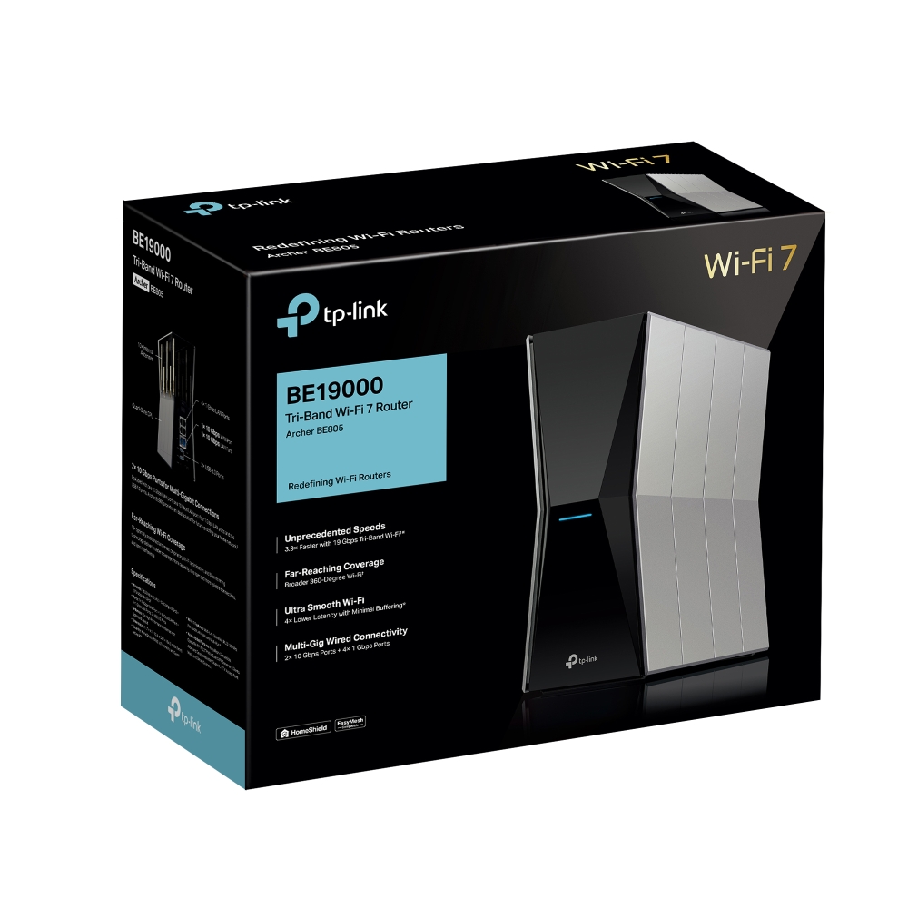 TP-LINK ROUTER ARCHER BE805 (BE19000) WI-FI 7