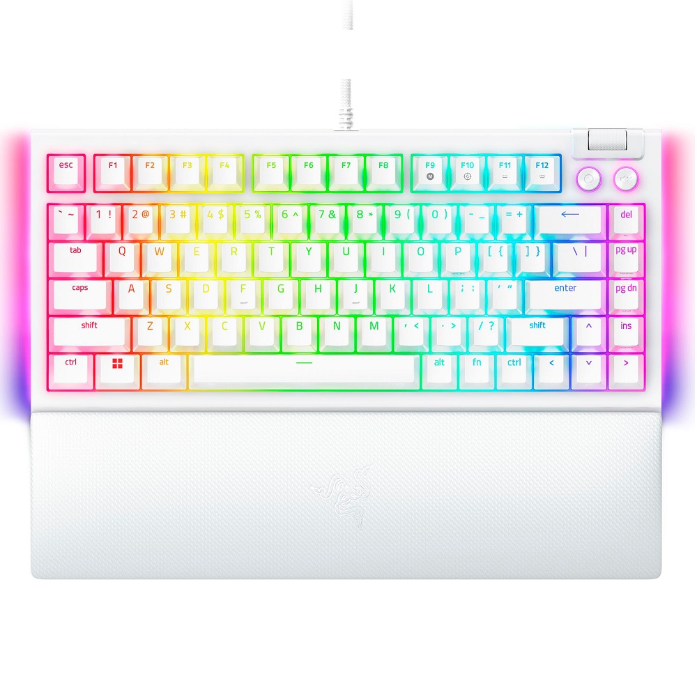 Imagen de RAZER TECLADO BLACKWIDOW V4 -US WHITE RZ03-05001700-R3M1