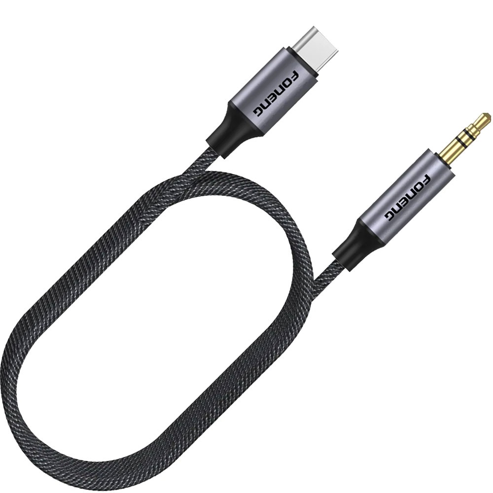 FONENG CABLE AUDIO 3.5MM A TIPO-C BM31 METAL