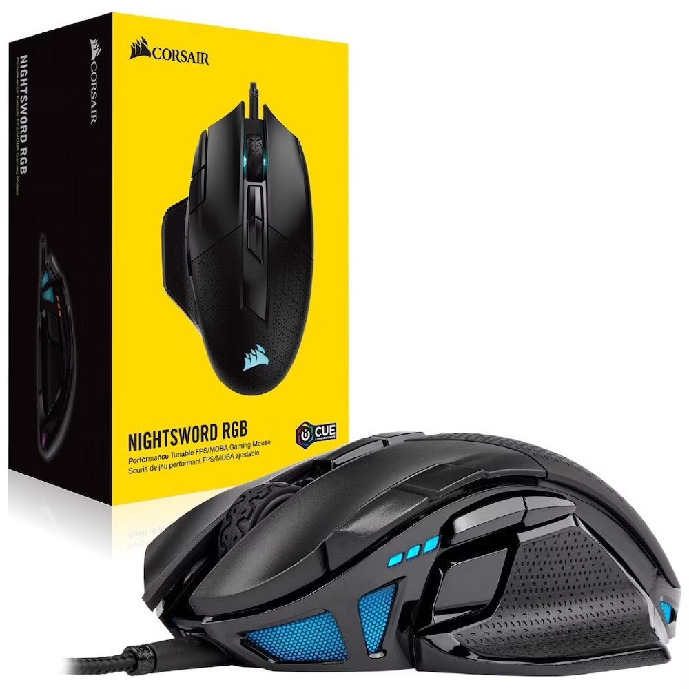 Imagen de CORSAIR MOUSE NIGHTSWORD RGB