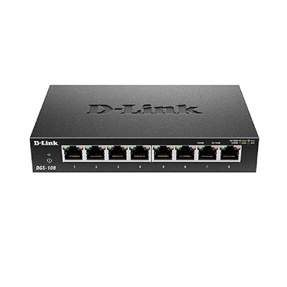 Imagen de D-LINK SWITCH 8 PORT DGS-108/L GIGABIT