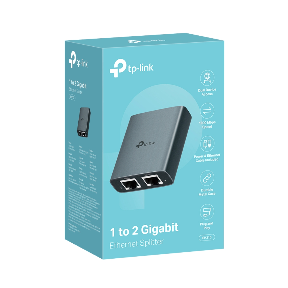 Imagen de TP-LINK SPLITTER EH210 1 DE 2