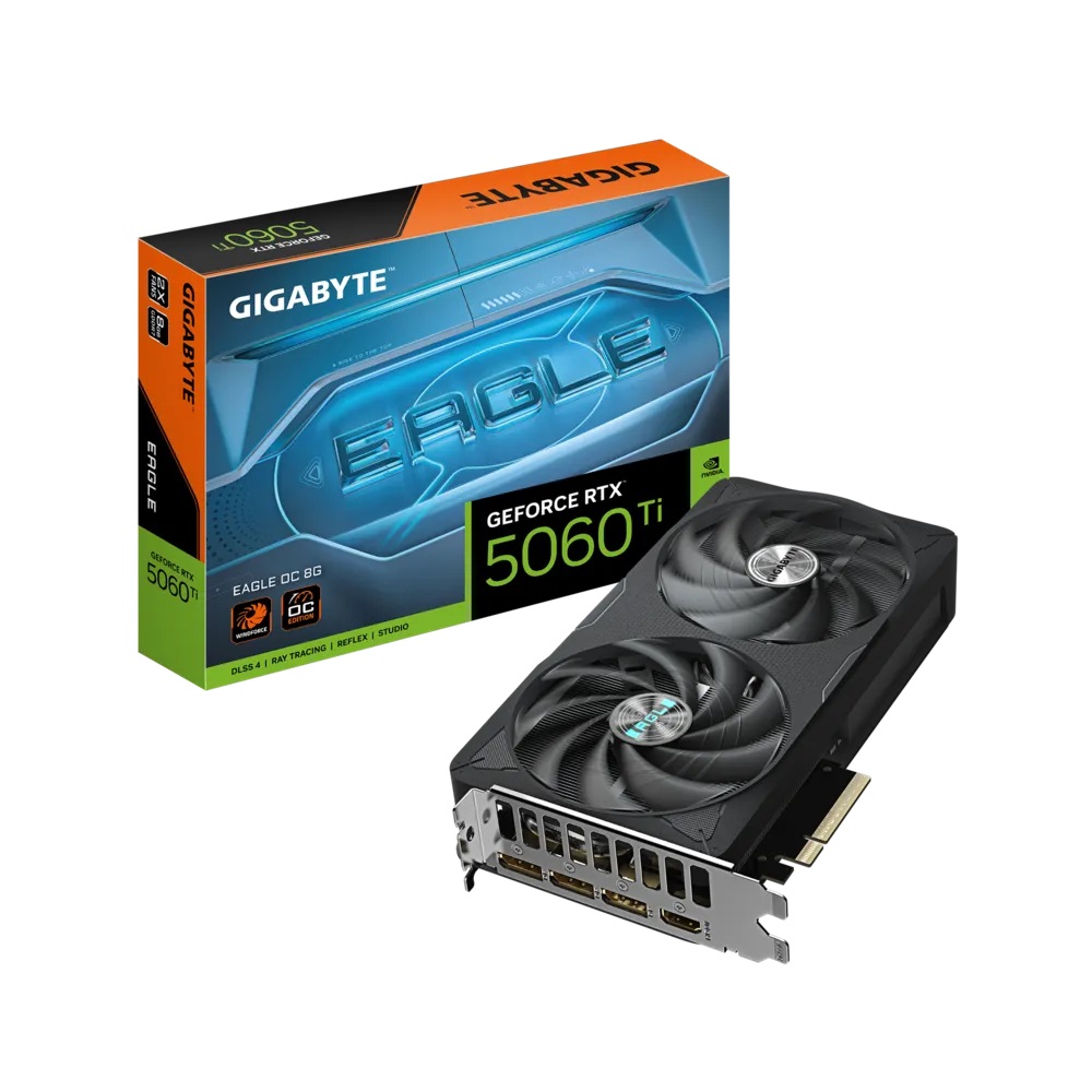 Imagen de GIGABYTE GEFORCE RTX5060 TI GV-N506TEAGLE OC-8GD