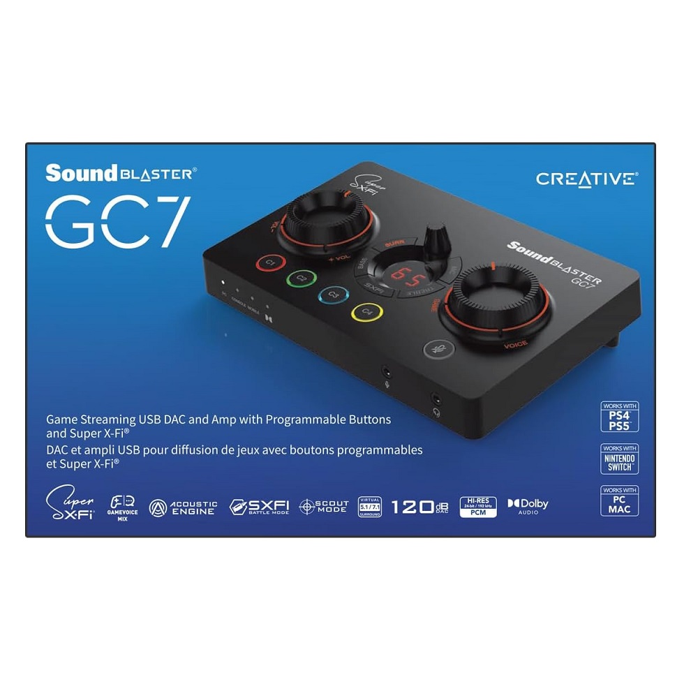 SOUND BLASTER TARJETA DE SONIDO GC7